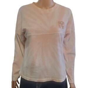 Disney Size L marked XL Spirit Jersey Briar Rose Gold Pink Tie Dye Long Sleeve